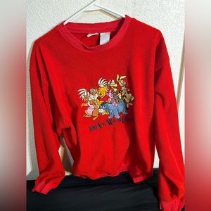 Vintage winnie the pooh 100 acre wood friends sweater.